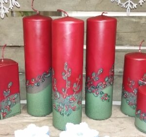 Kynttilä marjakuviolla, Liekkimeri