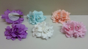 Hiuskukka klipsillä