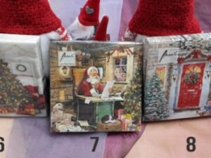 Jouluiset servetit, ruokakoko